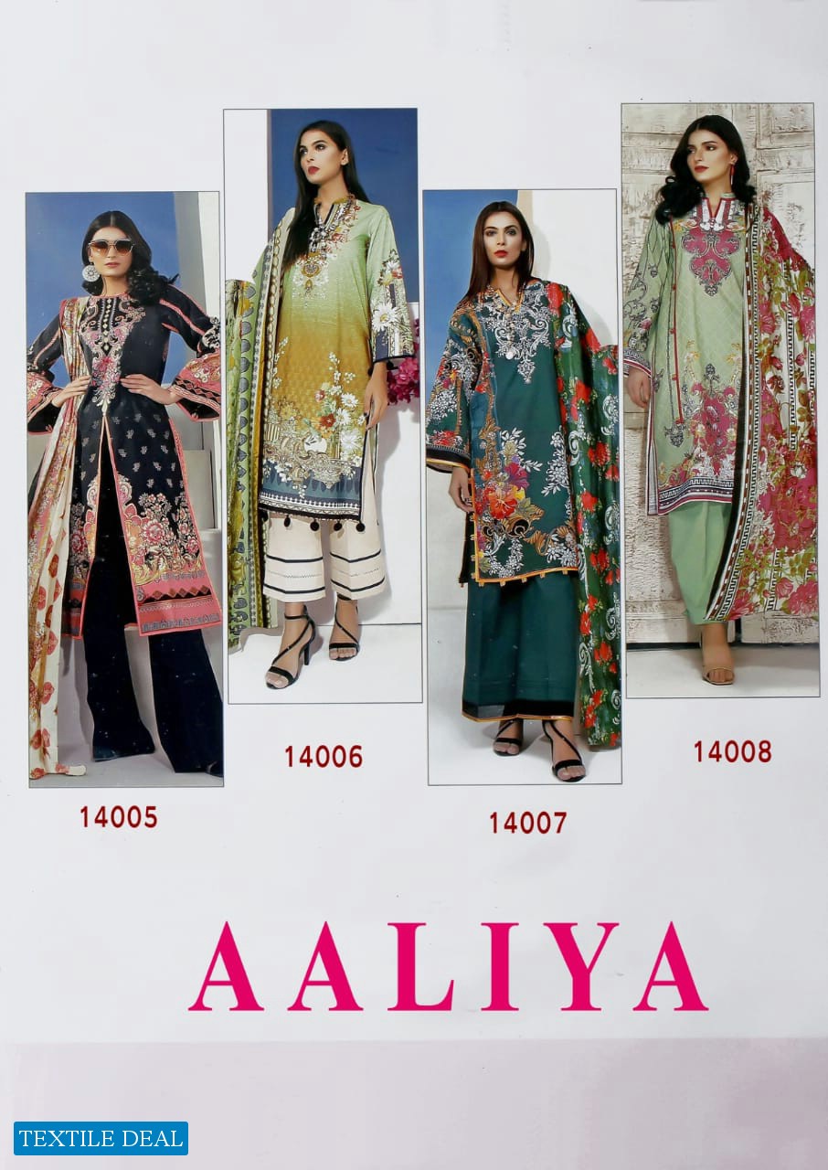 Apna Cotton Aaliya Karachi Vol-14 Wholesale Dress Material