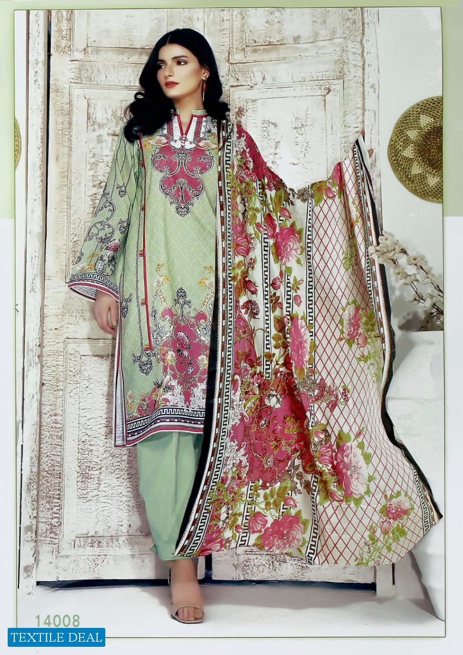 Apna Cotton Aaliya Karachi Vol-14 Wholesale Dress Material