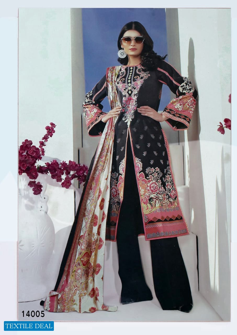 Apna Cotton Aaliya Karachi Vol-14 Wholesale Dress Material