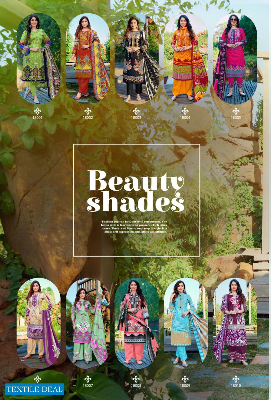 Apna Cotton Aaliya Karachi Vol-18 Wholesale Dress Material