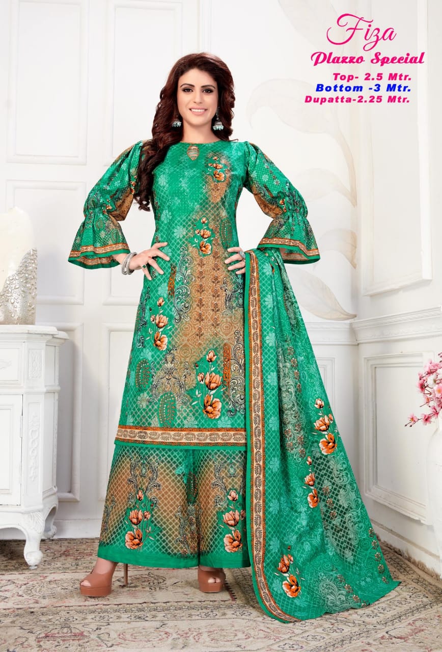 Apna Cotton Fiza Plazo Special Vol-4 Wholesale Formal Dress Material