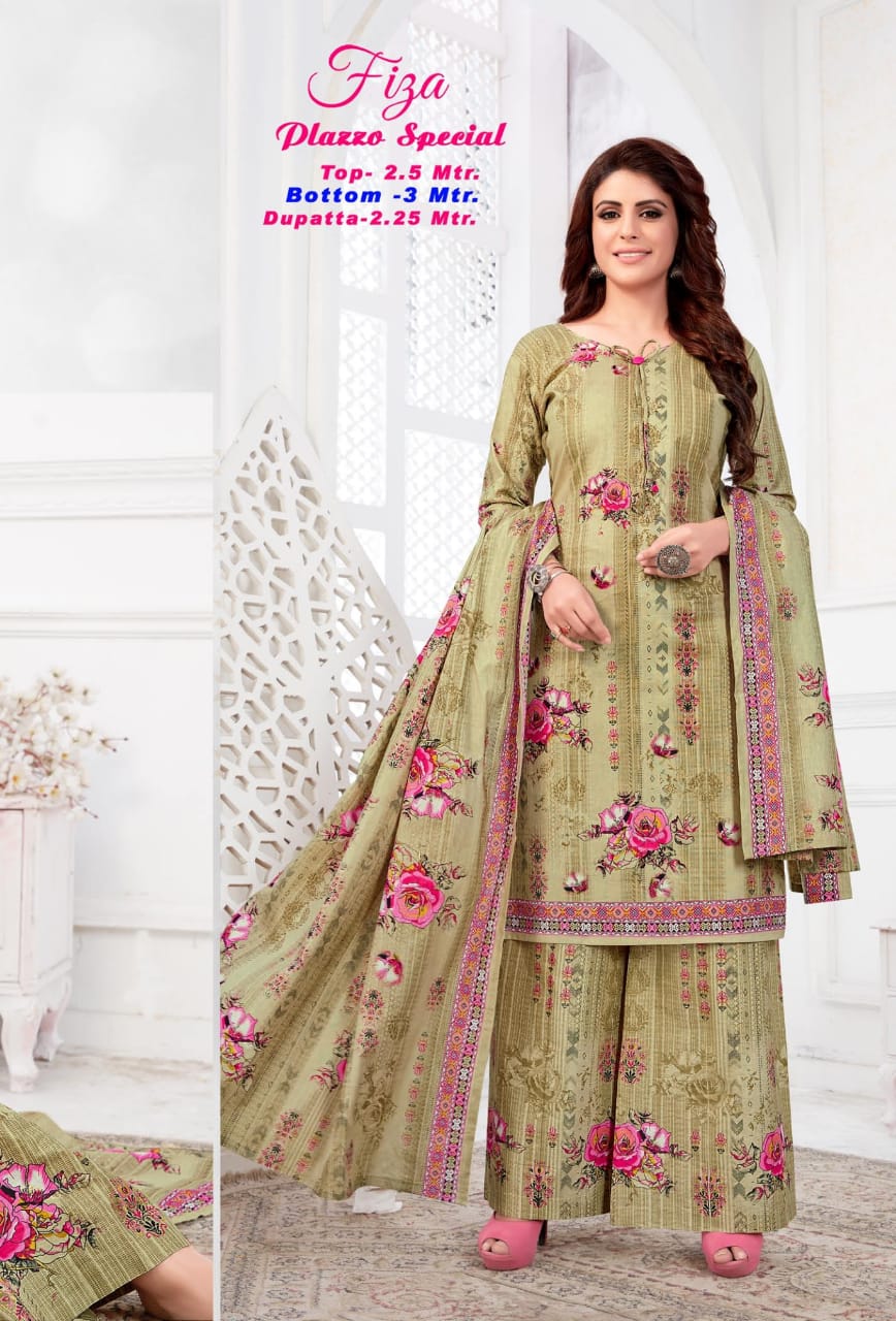 Apna Cotton Fiza Plazo Special Vol-4 Wholesale Formal Dress Material