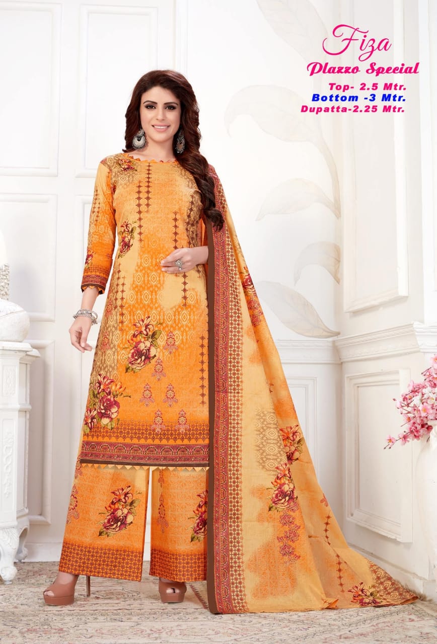 Apna Cotton Fiza Plazo Special Vol-4 Wholesale Formal Dress Material