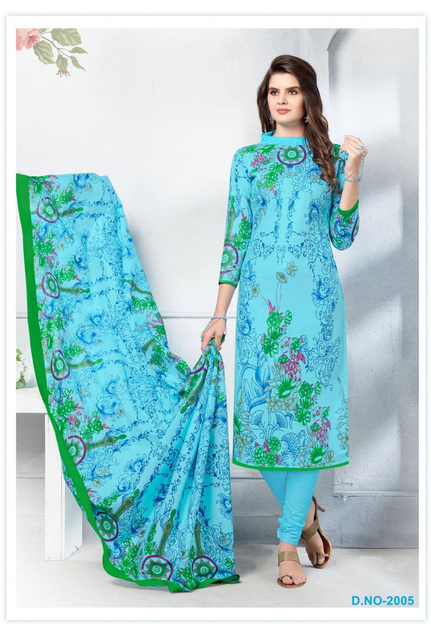 Apna Cotton Saniya Karachi Vol-2 Printed Dress Material