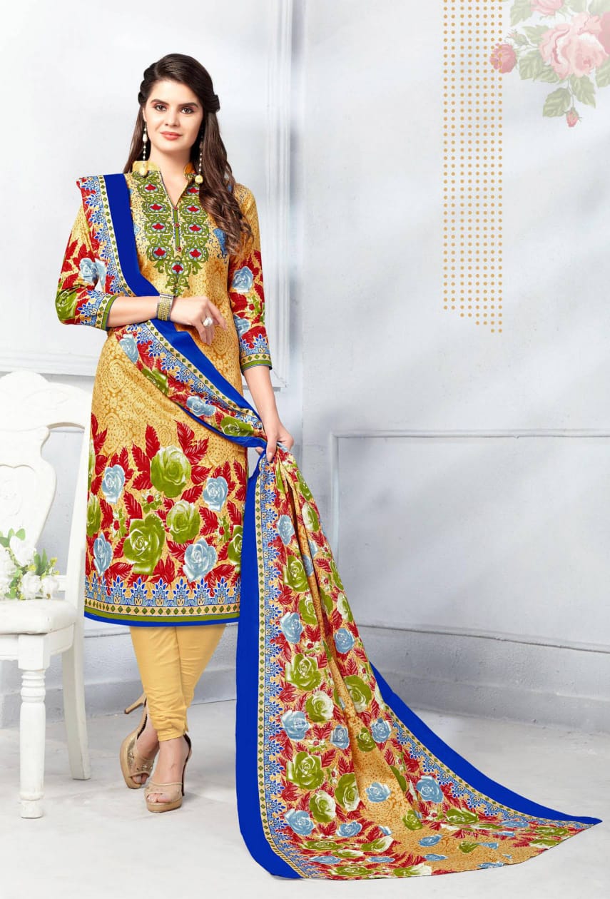Apna Cotton Saniya Karachi Vol-2 Printed Dress Material
