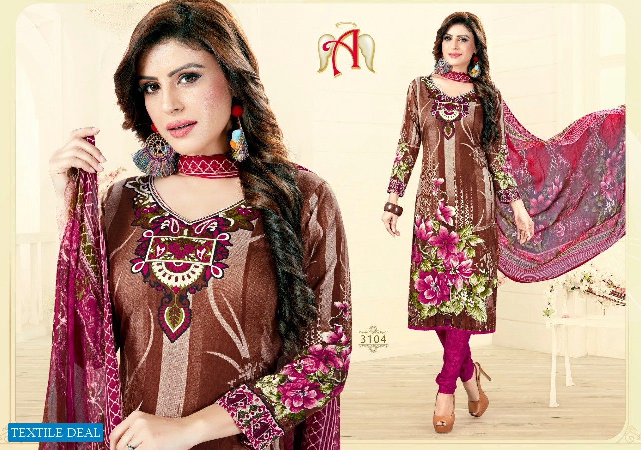 Apple Angel Vol-31 Wholesale printed Dress Material