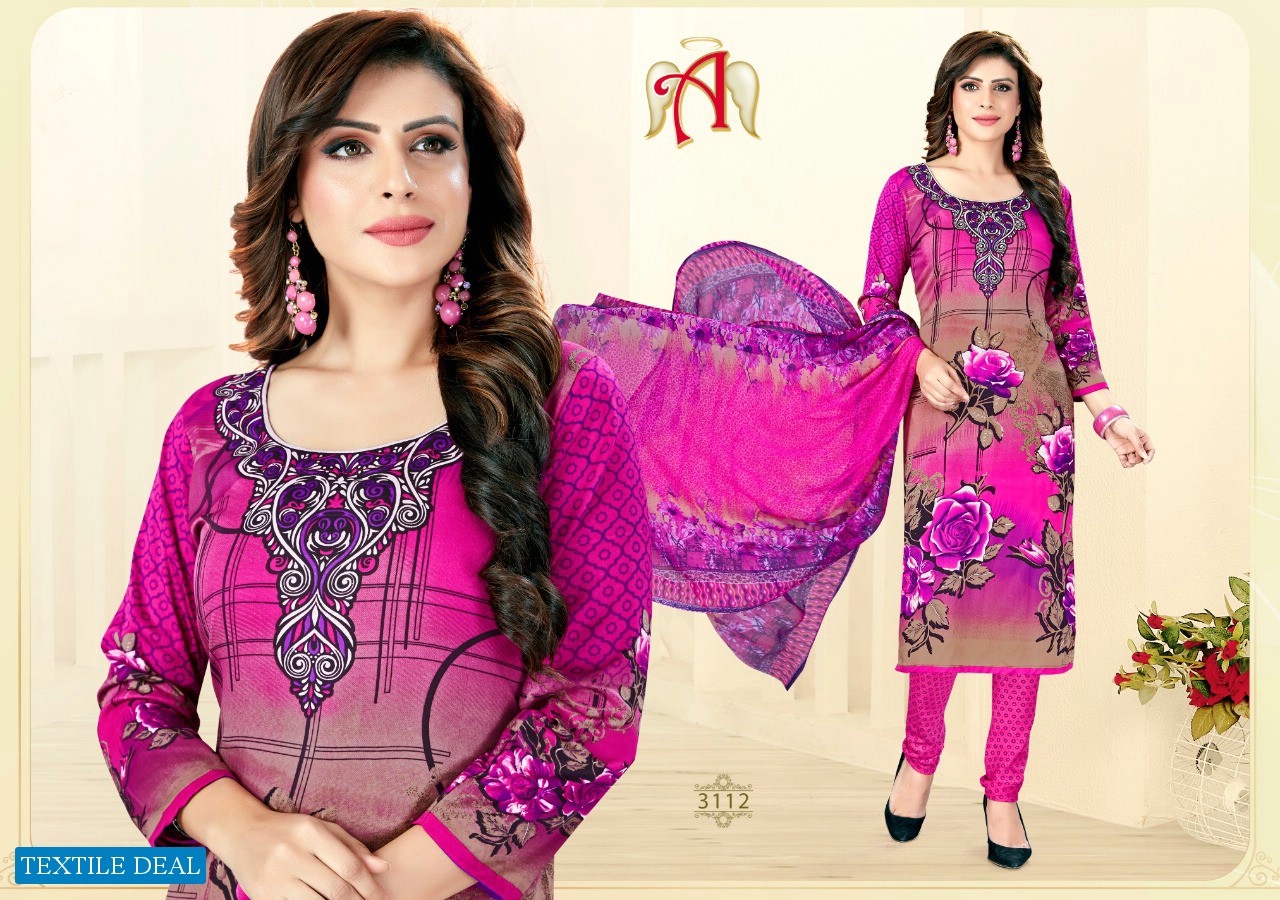 Apple Angel Vol-31 Wholesale printed Dress Material