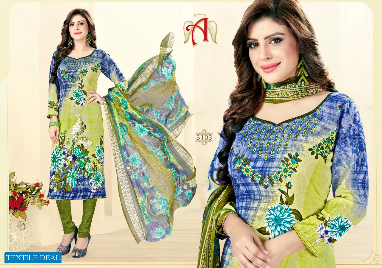 Apple Angel Vol-31 Wholesale printed Dress Material