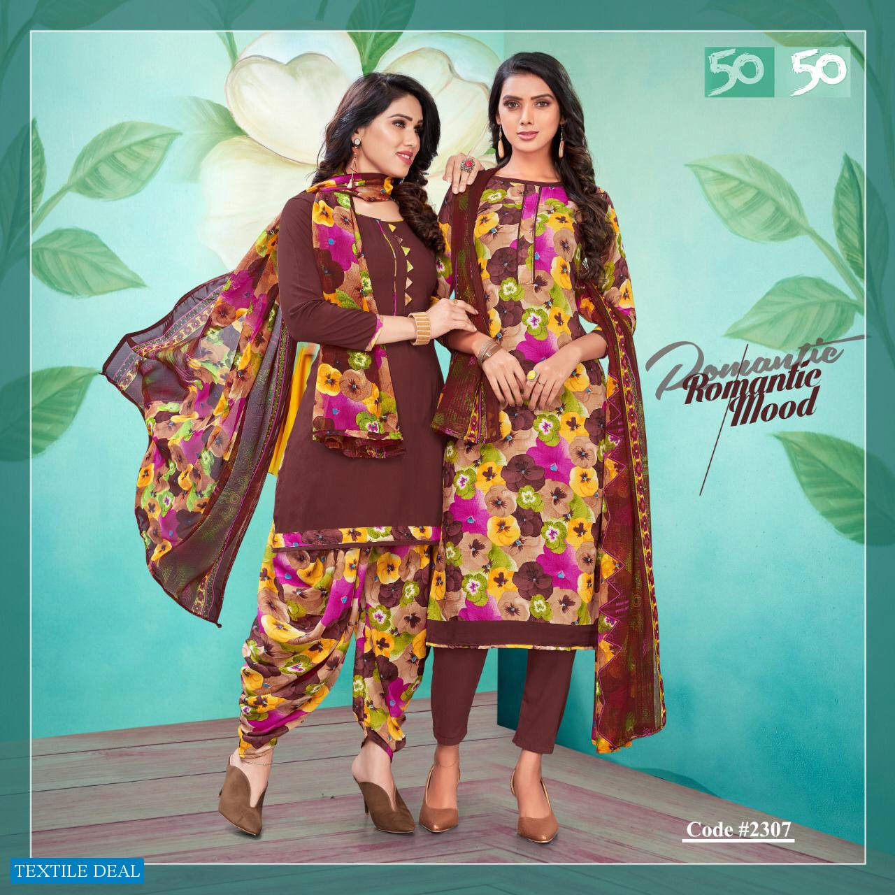 Apple Leaf 50 50 Vol-23 Wholesale Printed Dress Material
