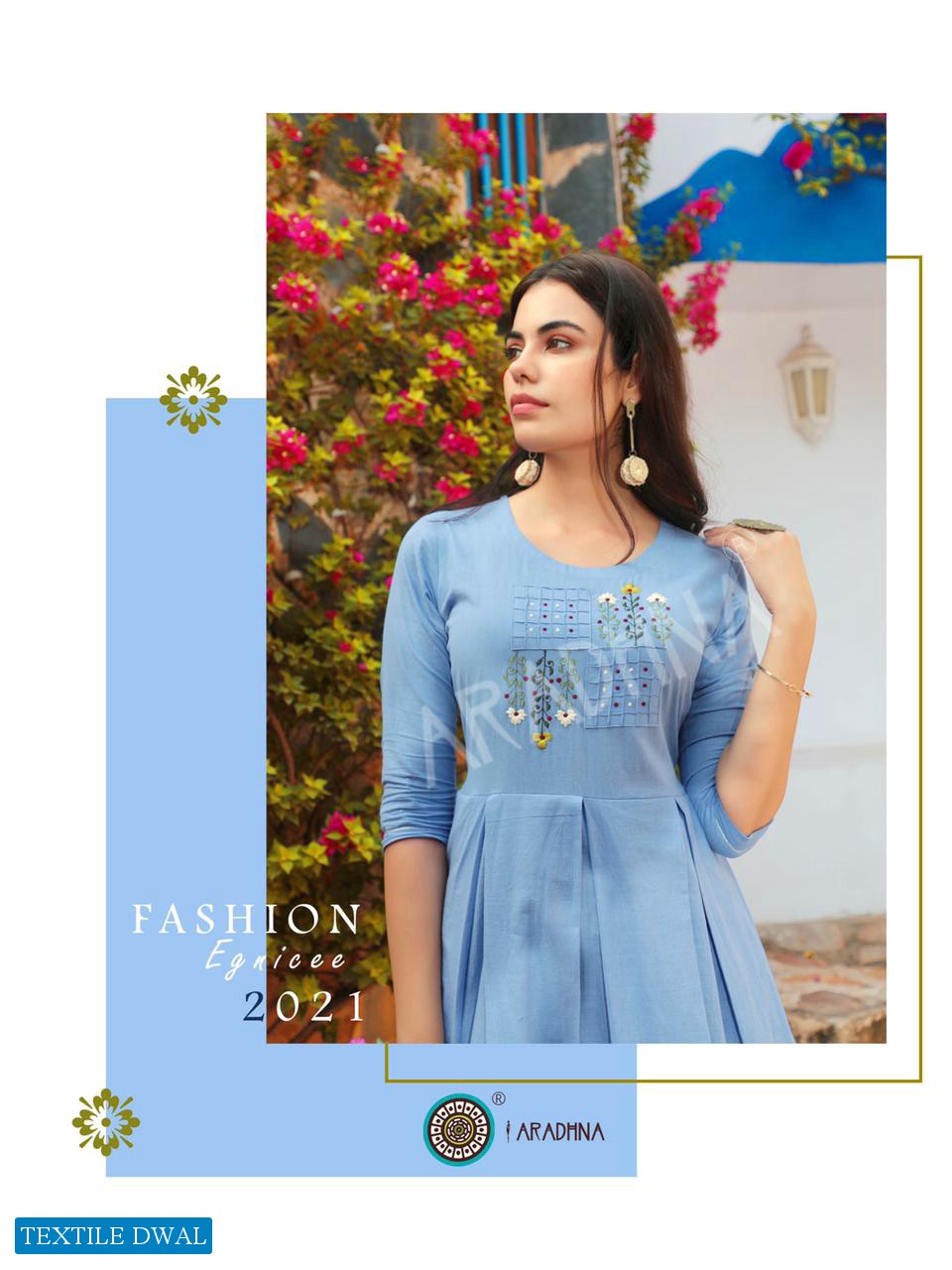 Aradhana Silky Vol-1 Wholesale Cotton With Work Kurtis