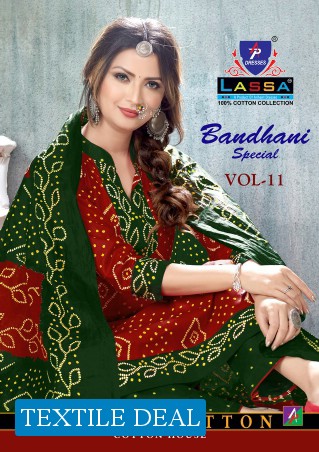 Arihant Lassa Bandhani Special Vol-11 Wholesale Formal Dress Material