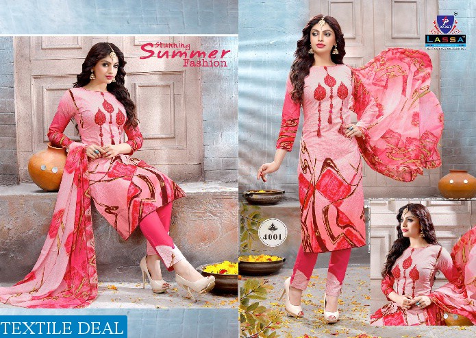 Arihant Lassa Bombay Karachi Style Vol-4 Wholesale Low Range Dress For Re-seller