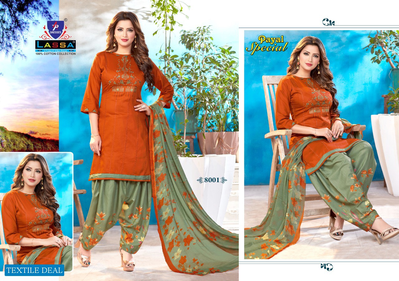 Arihant Lassa Payal Special Vol-8 Wholesale Dress Material