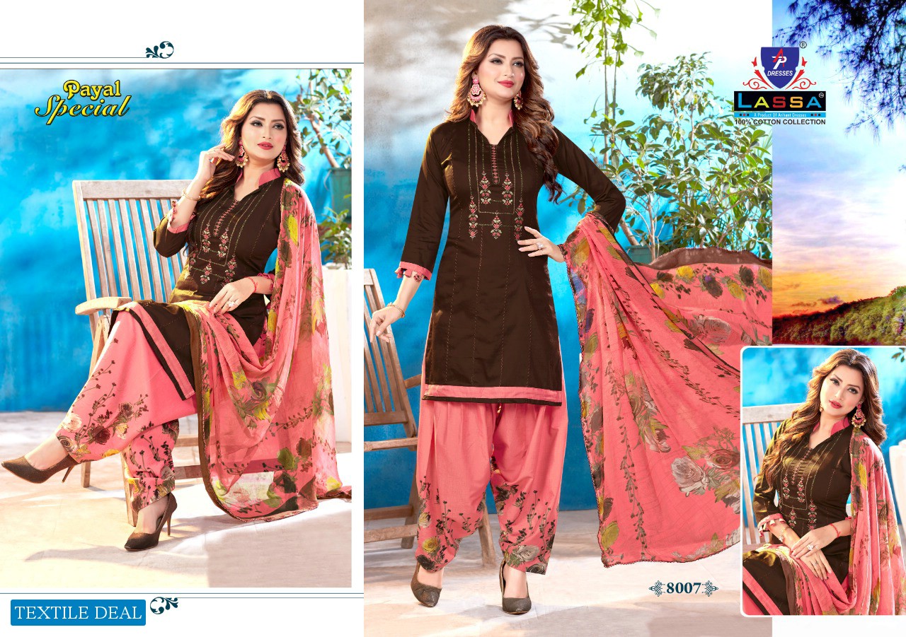 Arihant Lassa Payal Special Vol-8 Wholesale Dress Material