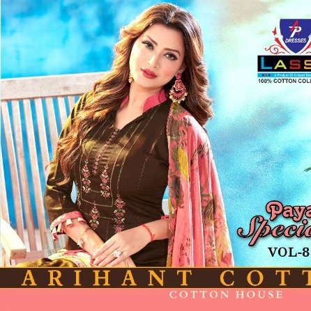 Arihant Lassa Payal Special Vol-8 Wholesale Dress Material