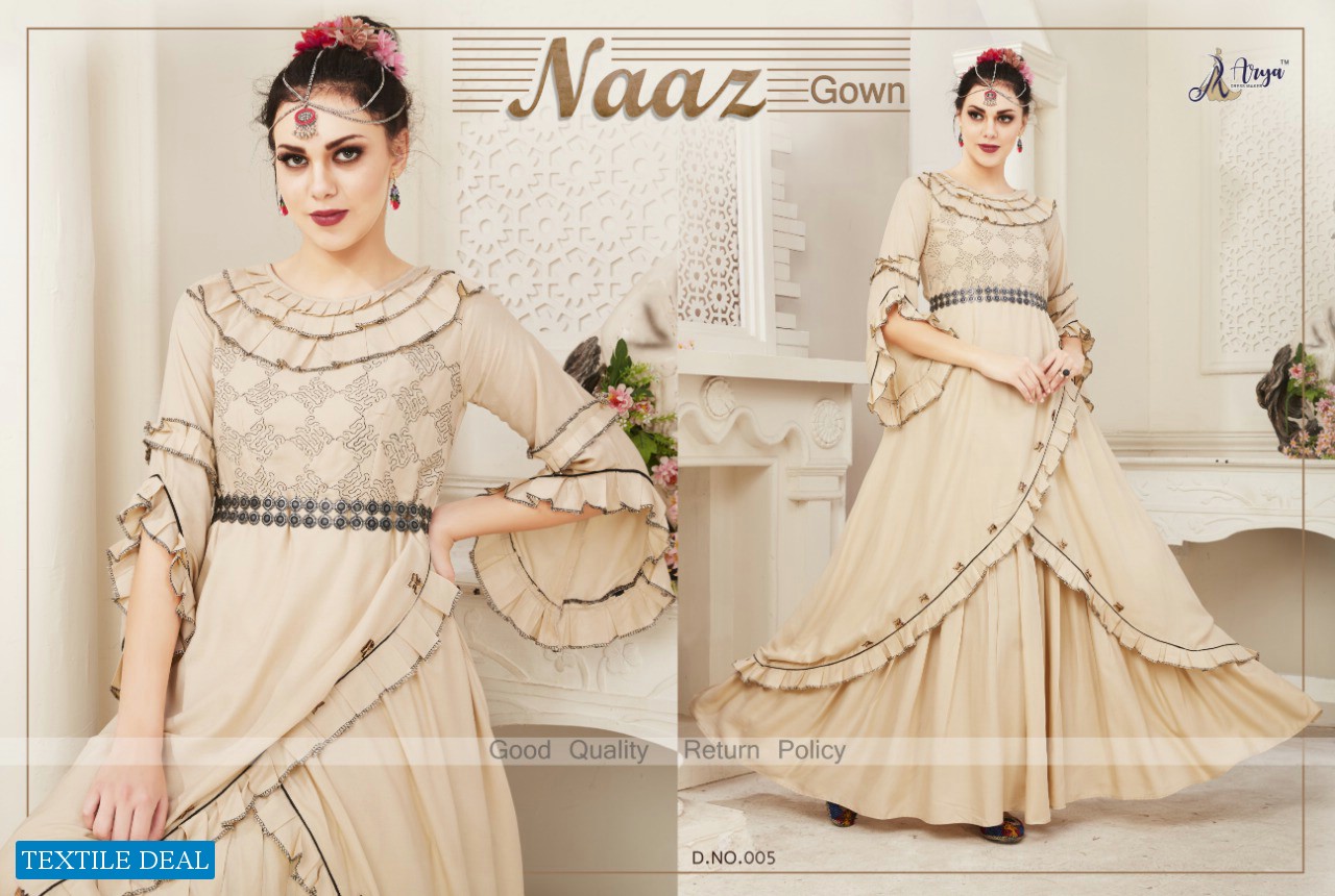 Arya Naaz Gown Wholesale Designer Gown Catalog