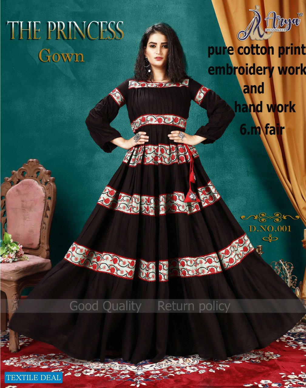 Arya The Princess Gown Wholesale Full Stitched Woman Gowns