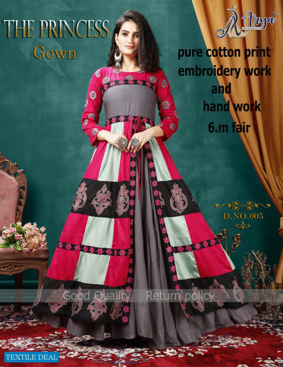 Arya The Princess Gown Wholesale Full Stitched Woman Gowns