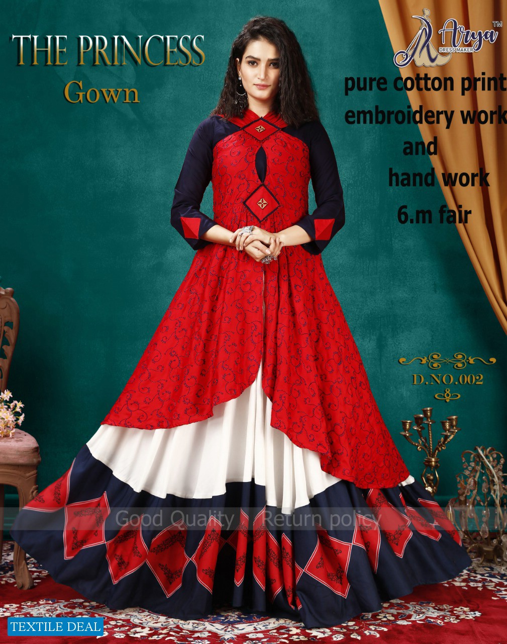 Arya The Princess Gown Wholesale Full Stitched Woman Gowns