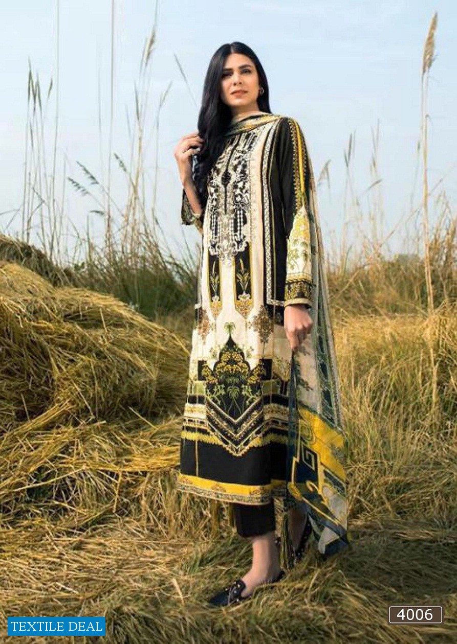 Asifa Nabeel Vol-4 Wholesale Lawn Collection Printed Dress Material