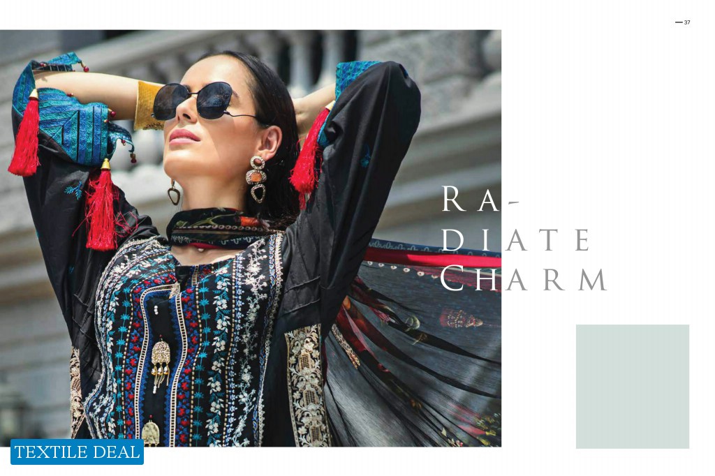 Auj Fleur Deluxe Luxury Pakistani Salwar Kameez Collection