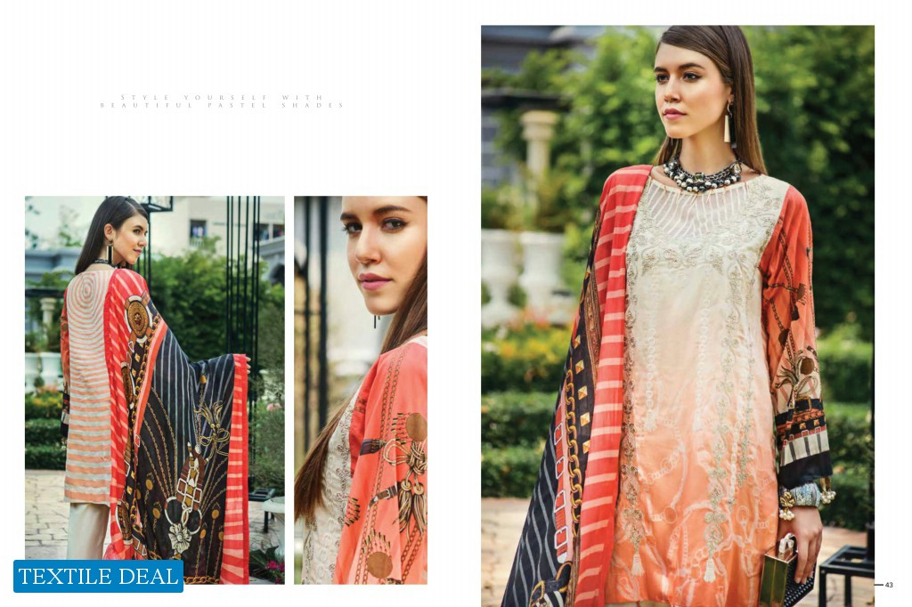 Auj Fleur Deluxe Luxury Pakistani Salwar Kameez Collection
