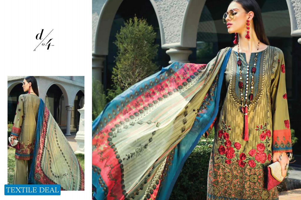 Auj Fleur Deluxe Luxury Pakistani Salwar Kameez Collection