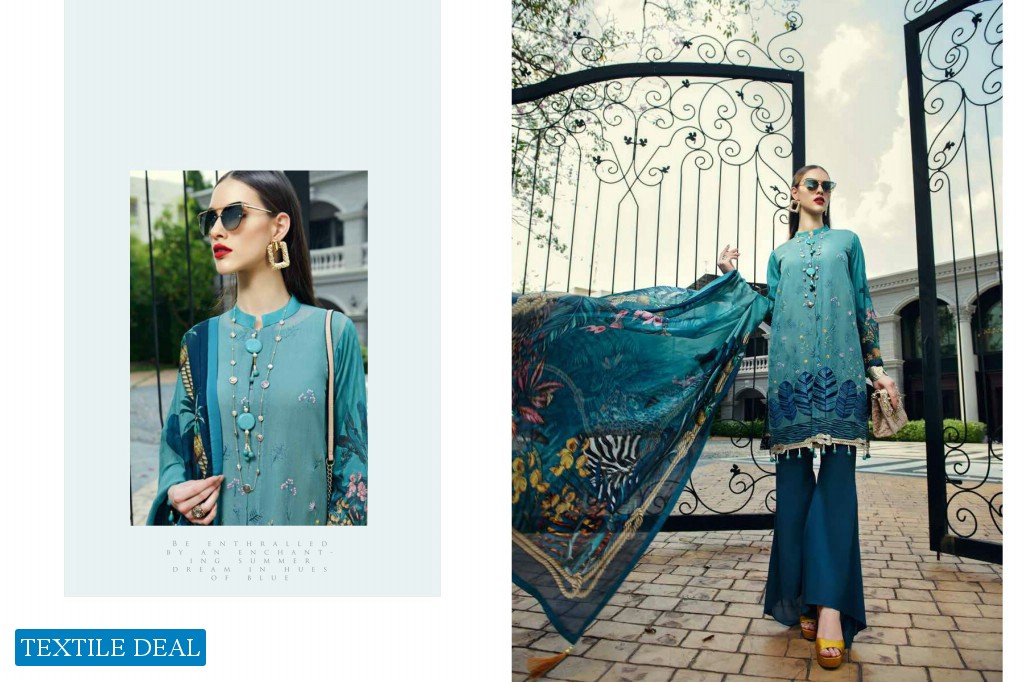 Auj Fleur Deluxe Luxury Pakistani Salwar Kameez Collection