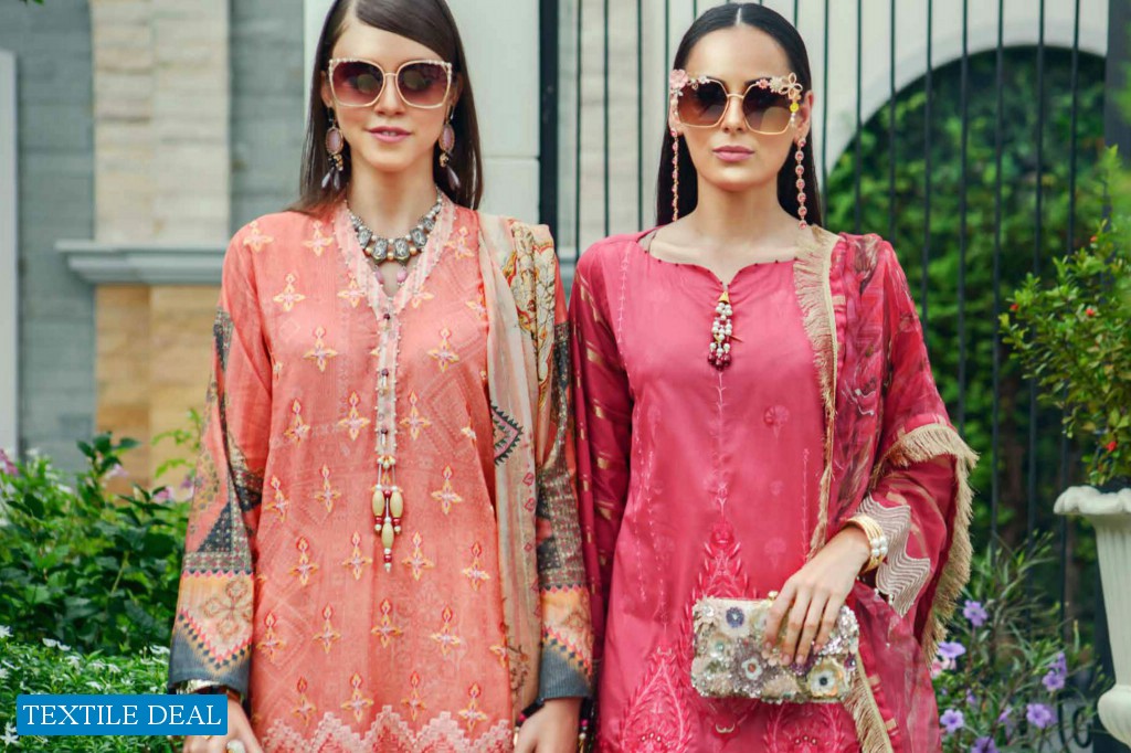 Auj Fleur Deluxe Luxury Pakistani Salwar Kameez Collection