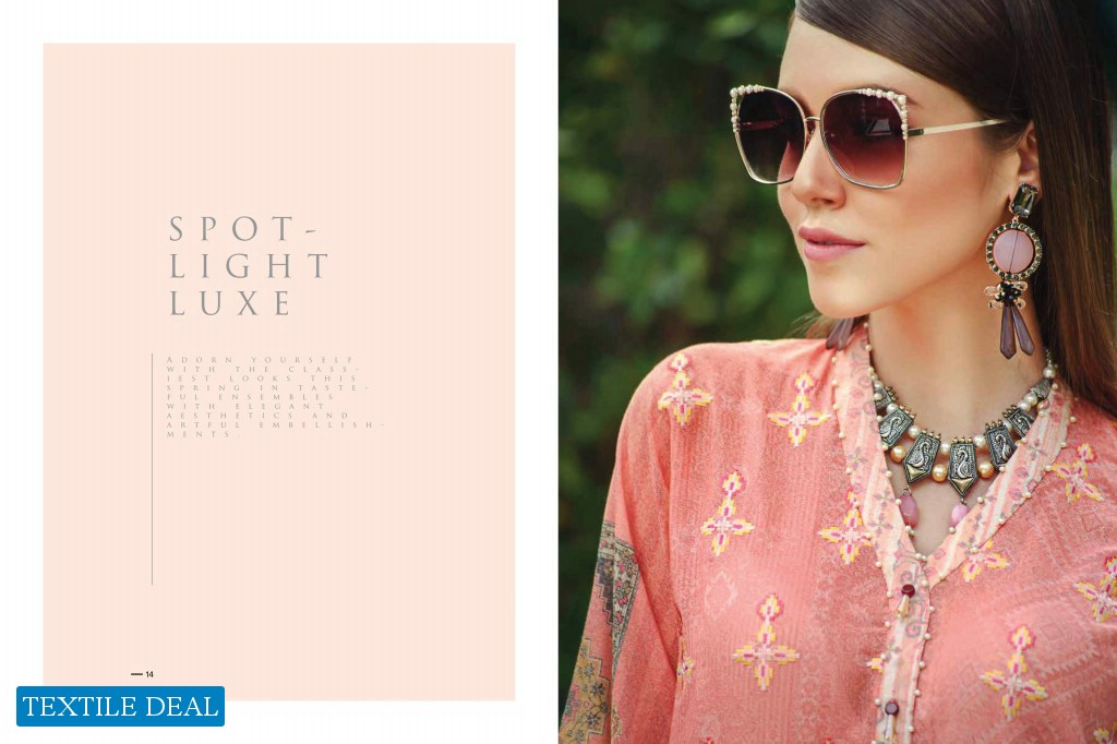 Auj Fleur Deluxe Luxury Pakistani Salwar Kameez Collection