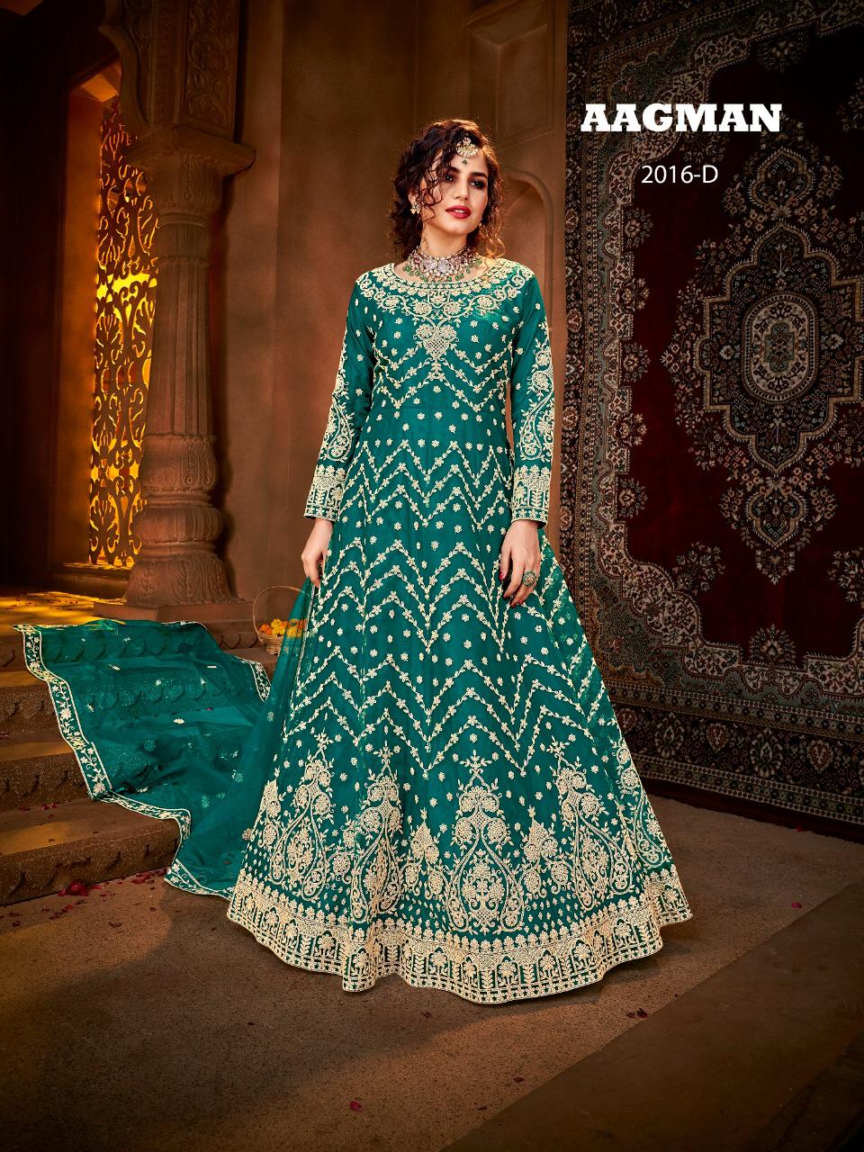 Avighaya Aagman Wholesale Heavy Net Anarkali Dress