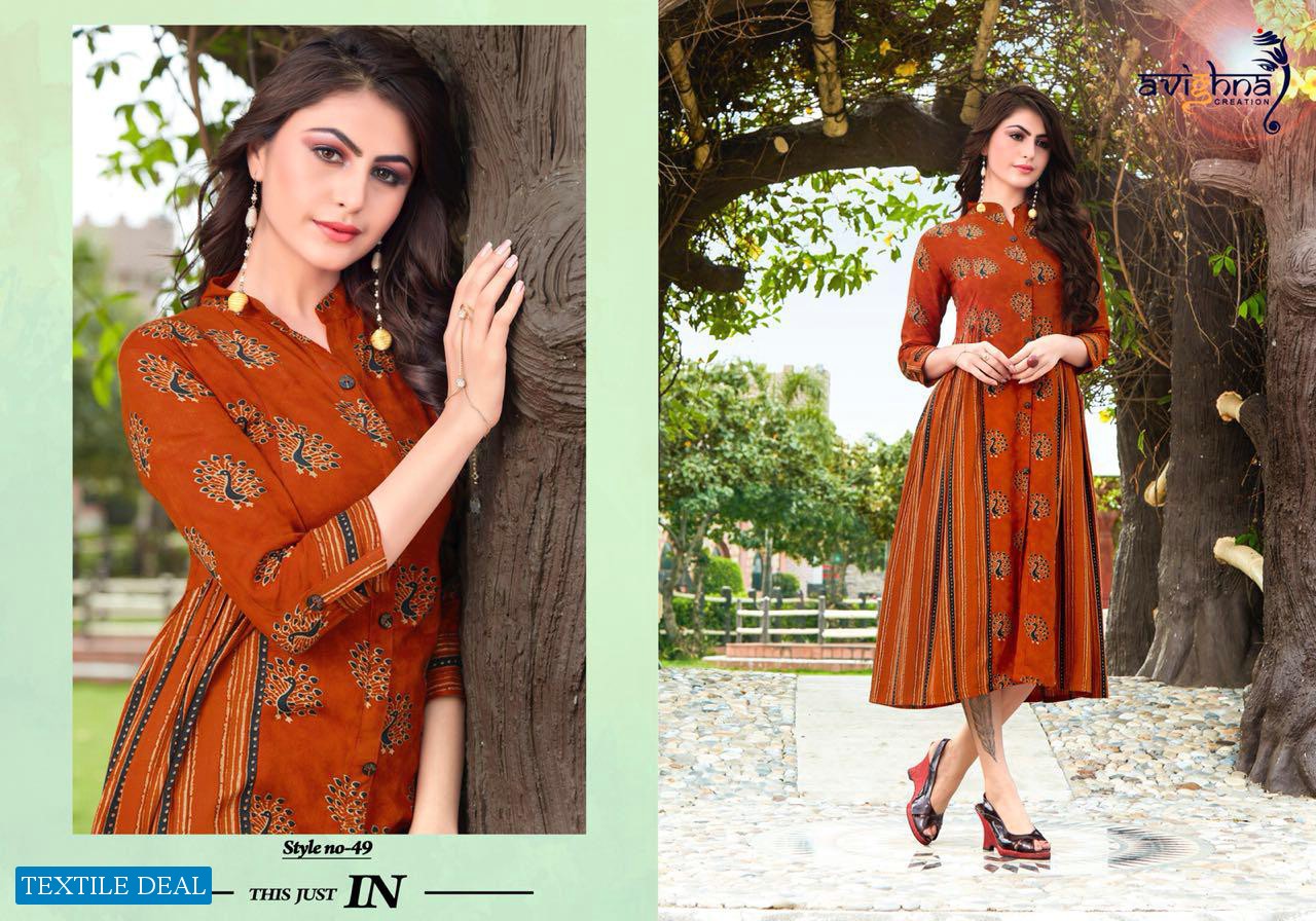 Avighna Navlika Vol-2 Wholesale Long Kurtis