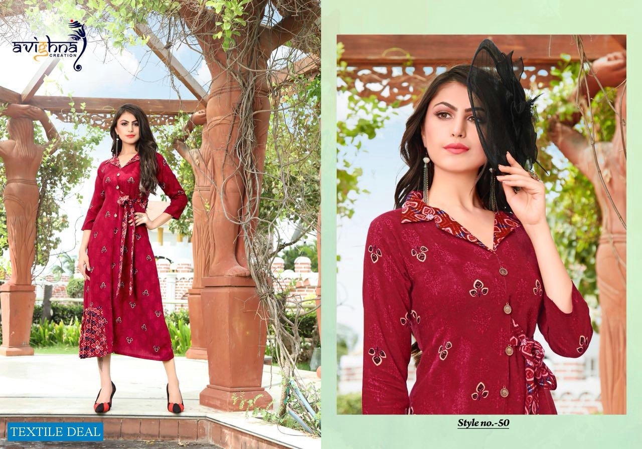 Avighna Navlika Vol-2 Wholesale Long Kurtis