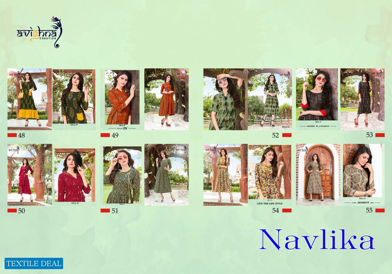 Avighna Navlika Vol-2 Wholesale Long Kurtis