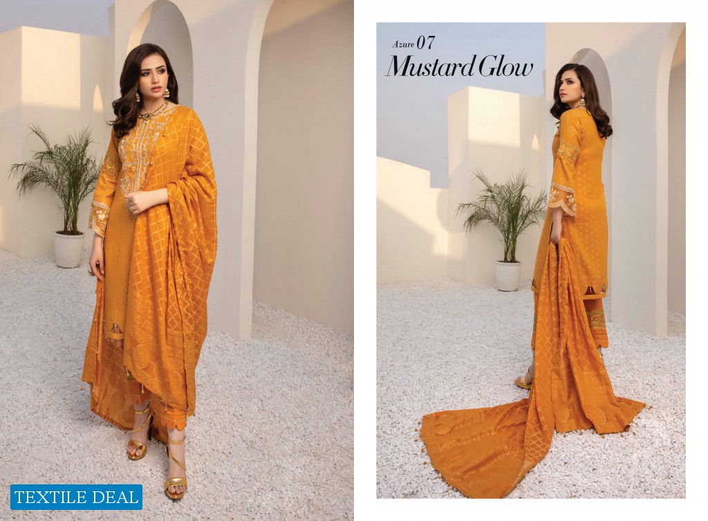 Azure Premium Festive Jacquard Collection Wholesale Pakistani Dress