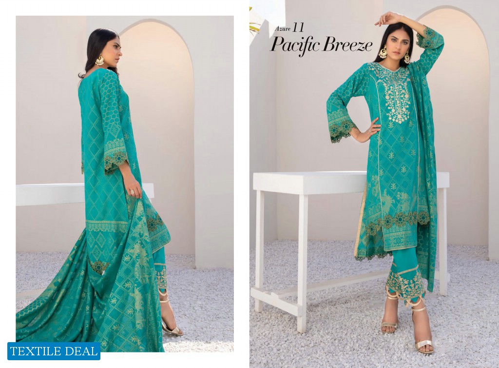 Azure Premium Festive Jacquard Collection Wholesale Pakistani Dress