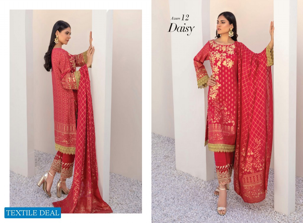 Azure Premium Festive Jacquard Collection Wholesale Pakistani Dress