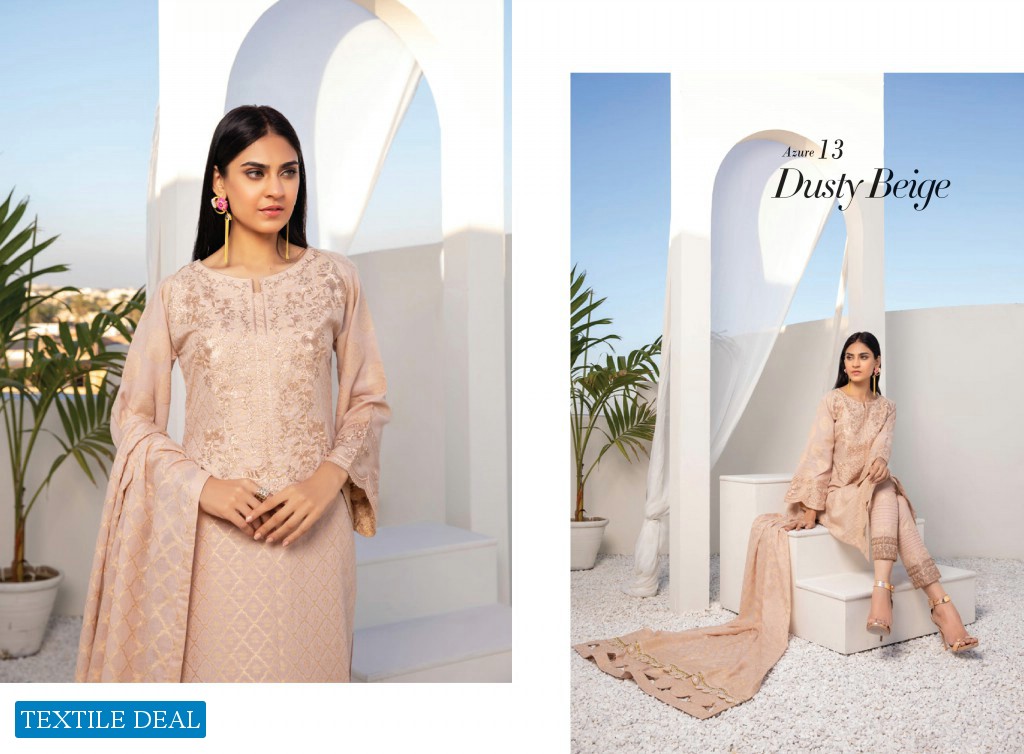 Azure Premium Festive Jacquard Collection Wholesale Pakistani Dress