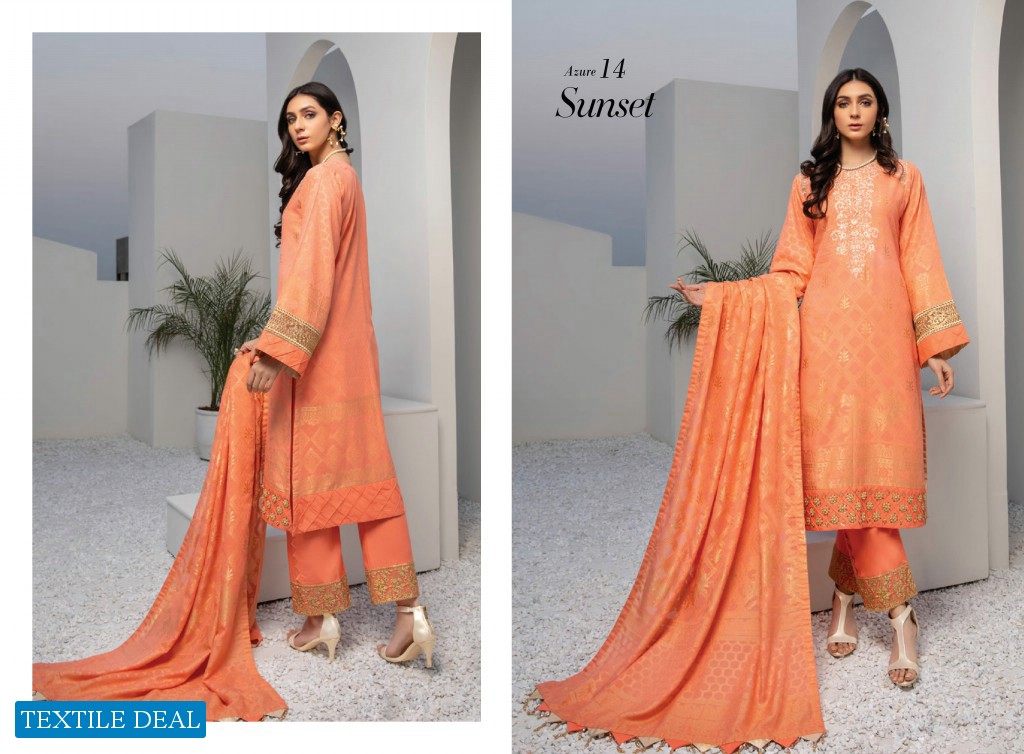 Azure Premium Festive Jacquard Collection Wholesale Pakistani Dress