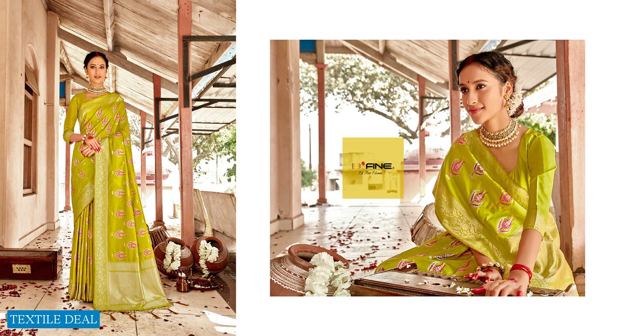 B FIne Art Of Varanasi Wholesale Banarasi Silk Ethnic Sarees