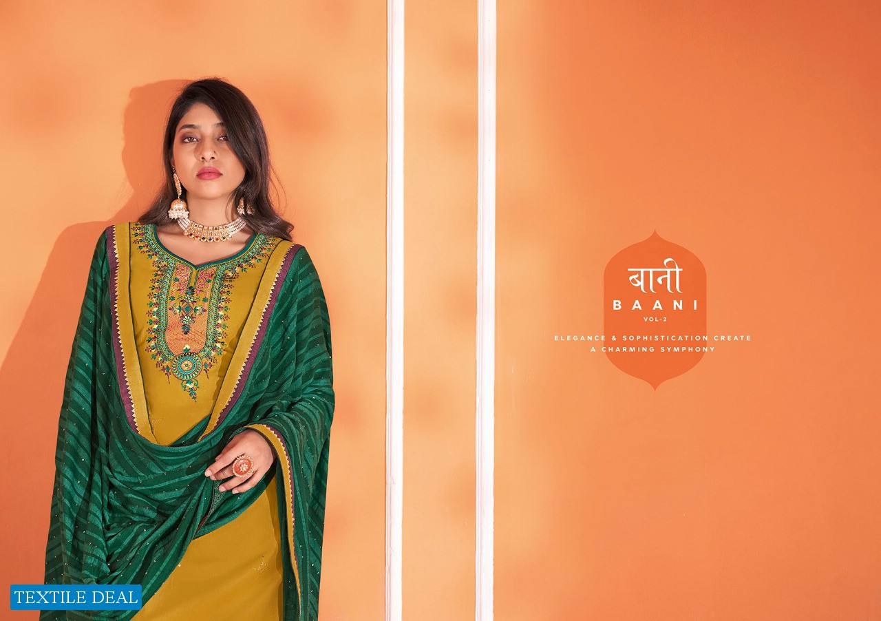 BAANI VOL 2 BY FOURDOTS SILK EMBROIDERY GOOD LOOKING SALWAR KAMEEZ