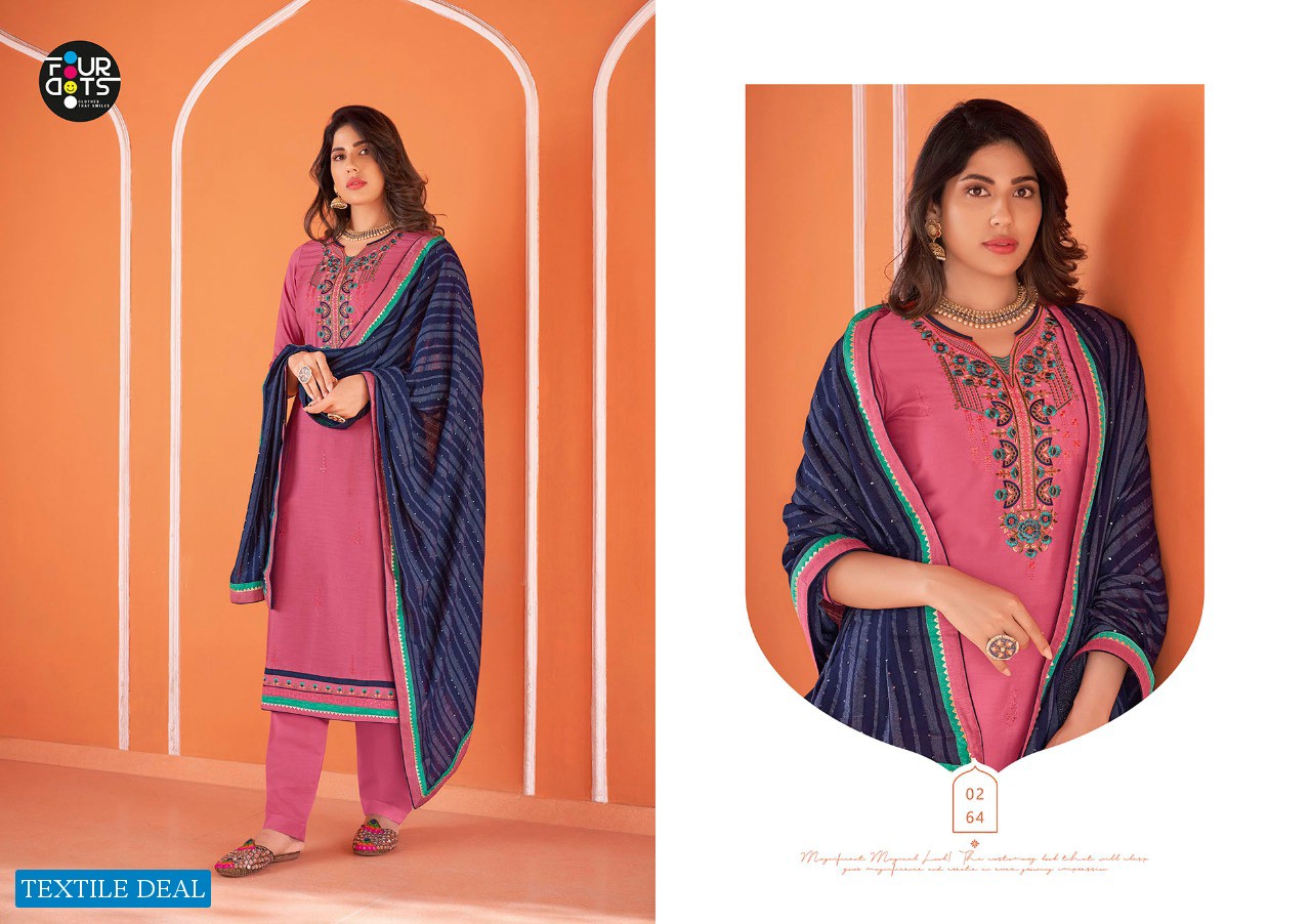 BAANI VOL 2 BY FOURDOTS SILK EMBROIDERY GOOD LOOKING SALWAR KAMEEZ