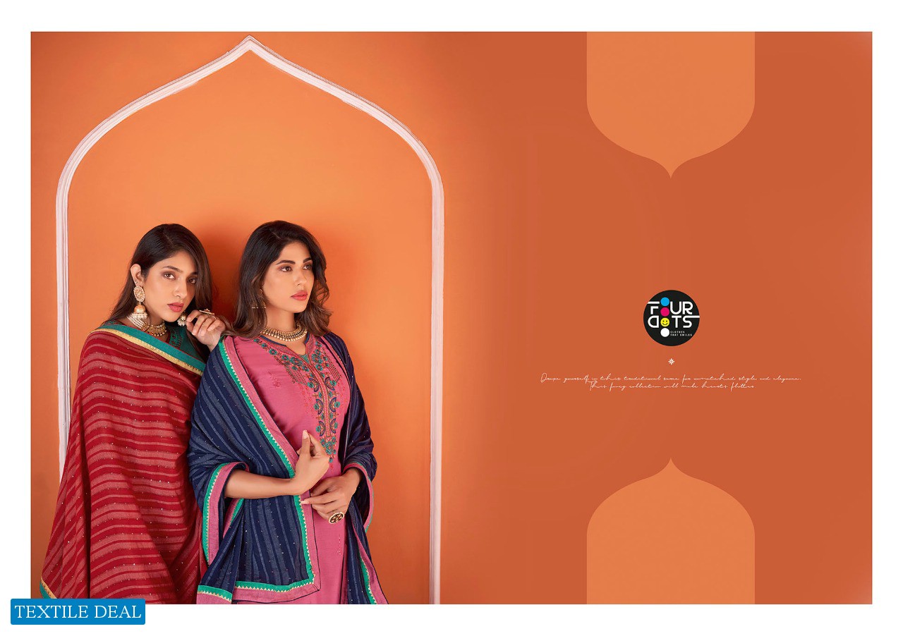 BAANI VOL 2 BY FOURDOTS SILK EMBROIDERY GOOD LOOKING SALWAR KAMEEZ