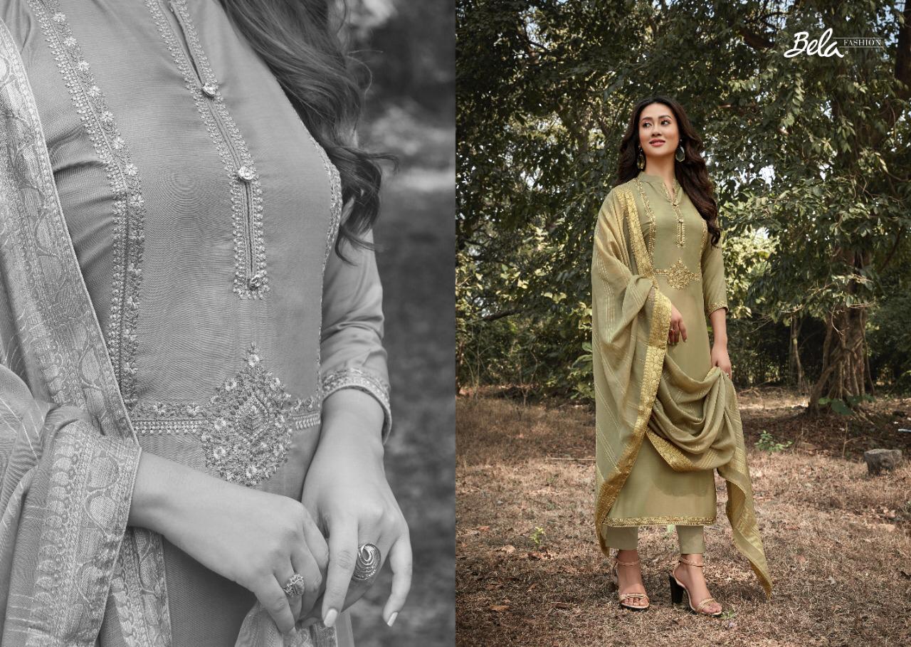 BELA LAUNCHING KARVAAN 1188-1194 SERIES HEAVY MUSLIN LOOKING PRETTY SALWAR SUIT