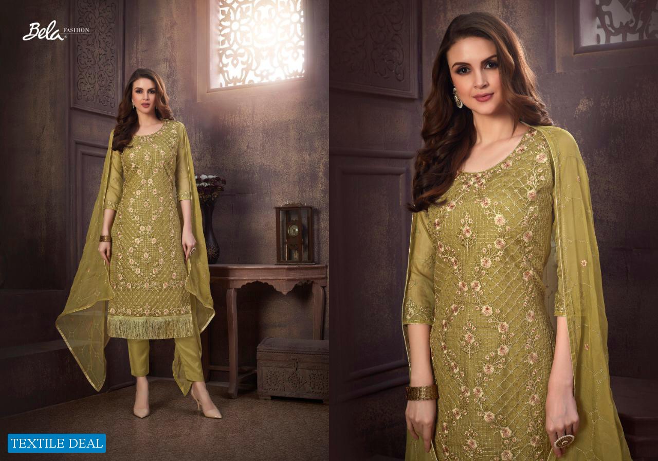 BELA SIGNATURE VOL 3 ORGANZA SALWAR KAMEEZ FOR PARTY WEAR