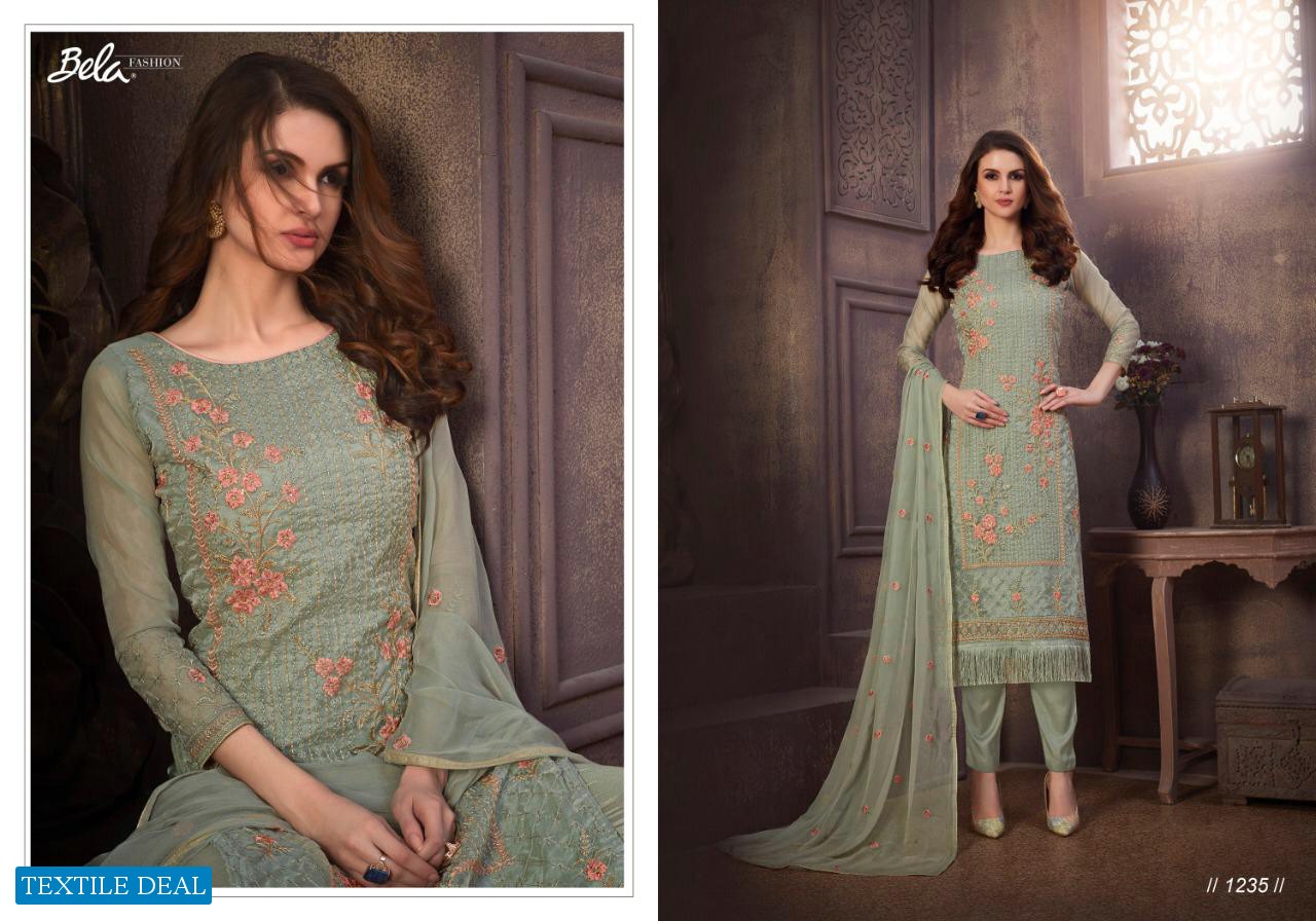 BELA SIGNATURE VOL 3 ORGANZA SALWAR KAMEEZ FOR PARTY WEAR