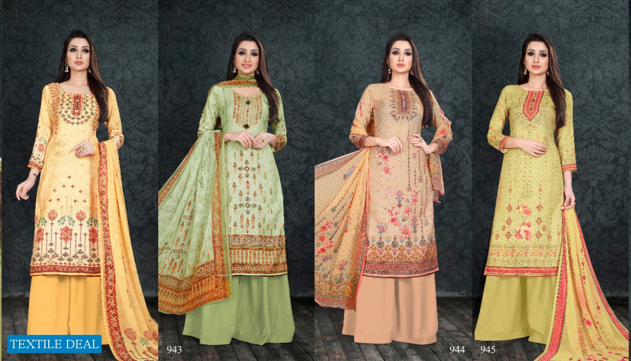 BIPSON PRESENTS MALAIKA PASHMINA SILK DIGITAL PRINT SALWAR SUITS