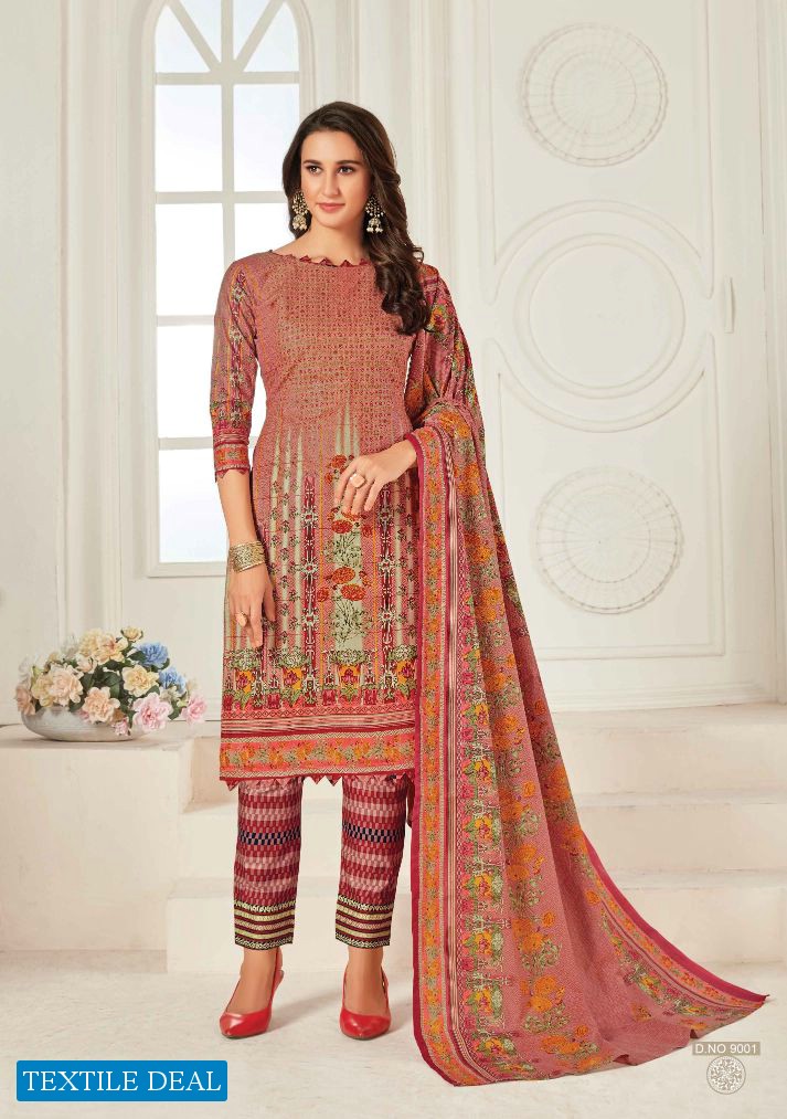 BIndee Zeeya Vol-9 Wholesale Shopping Printed Dress Material