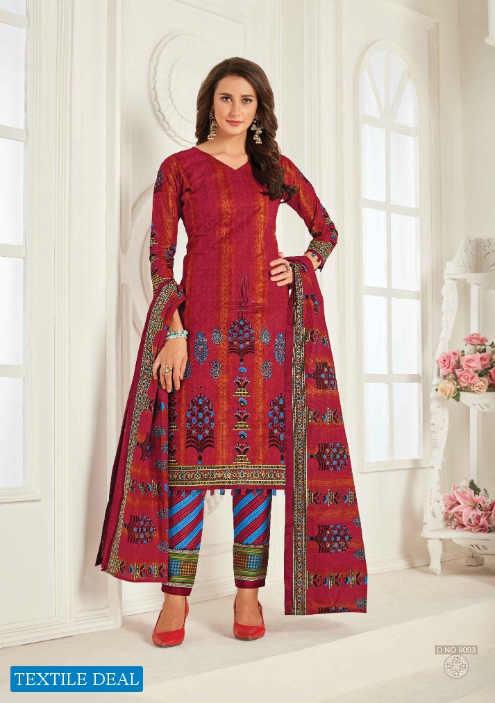 BIndee Zeeya Vol-9 Wholesale Shopping Printed Dress Material