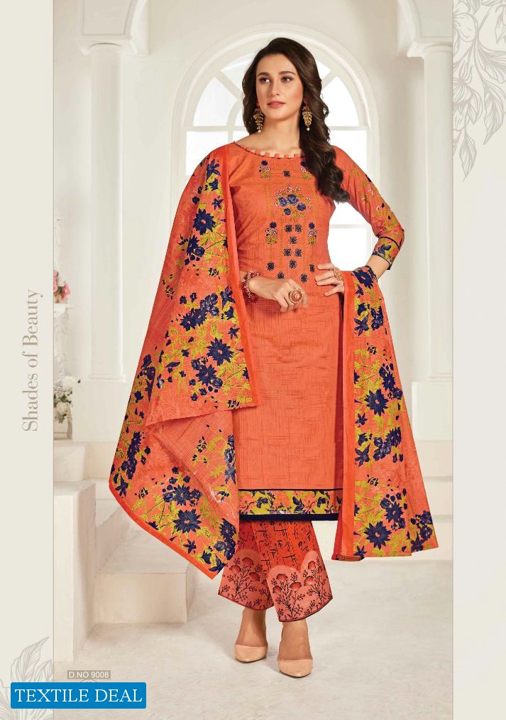 BIndee Zeeya Vol-9 Wholesale Shopping Printed Dress Material